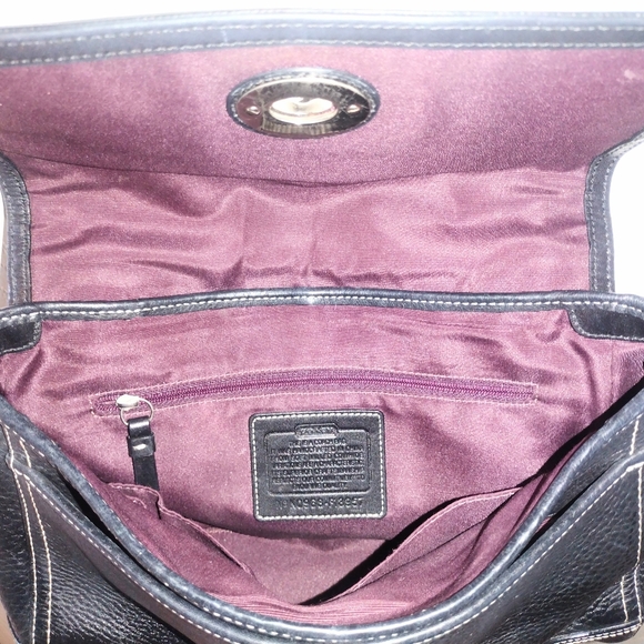Coach Black Leather Purse - Picture 3 of 6